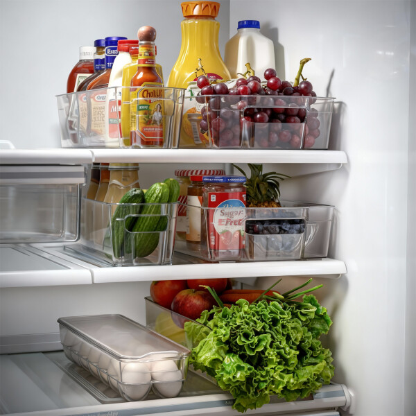 Organizador Cocina Heladera Multiuso Juego de 6 recipientes contenedores Imback Organizador Cocina Heladera Multiuso Juego de 6 recipientes contenedores Imback