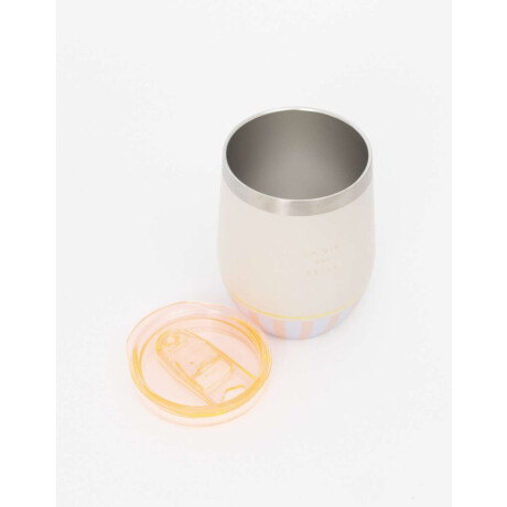 Vaso Metálico Para Café Combinacion multicolor