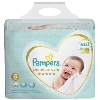 Pañales Pampers Premium Care Talle G 68 Uds. Pañales Pampers Premium Care Talle G 68 Uds.