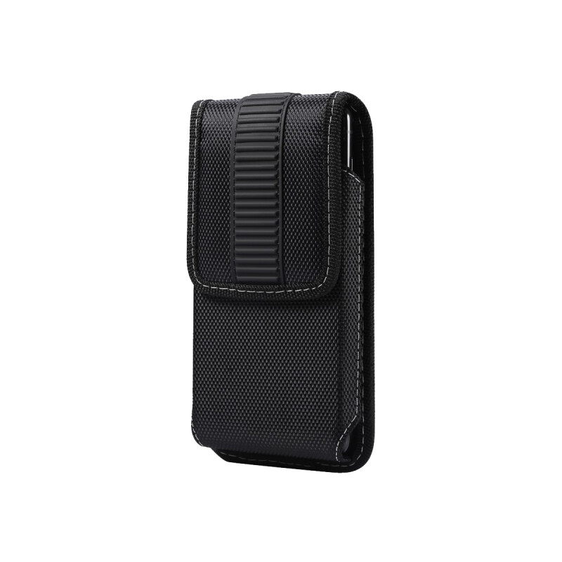 Estuche vertical para cinto con clip color negro Estuche Vertical Para Cinto Con Clip Color Negro