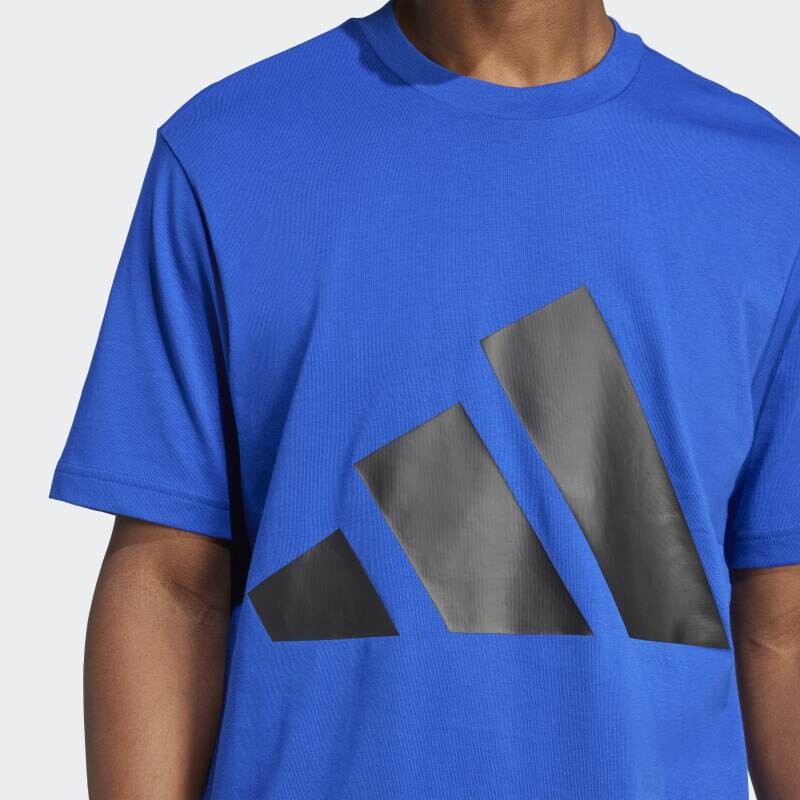 Remera Adidas Essentials Logo Grande Azul