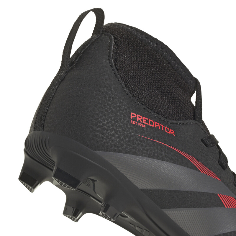 Championes de Niños Adidas Predator Club Sock Negro - Gris - Rojo