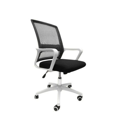 Silla de Escritorio Oficina Lumax Ryan Negro/Blanco