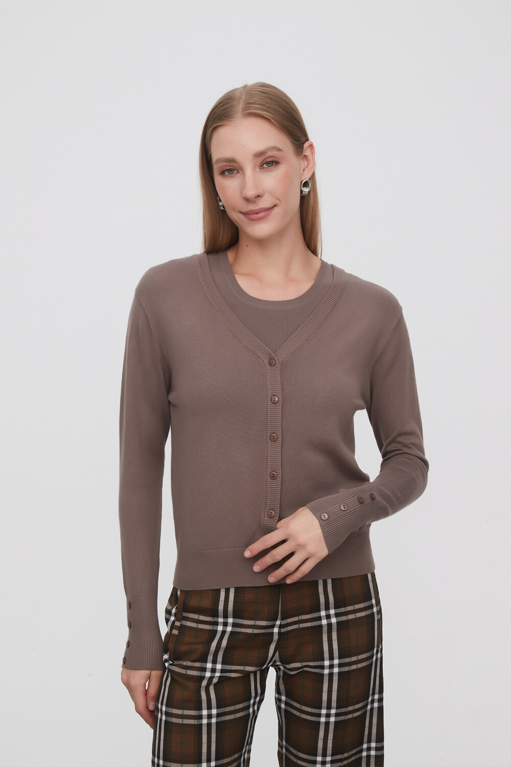 Saco Peri Taupe / Mink / Vison