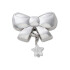 Indie Silver Bow Dangle Multicolor