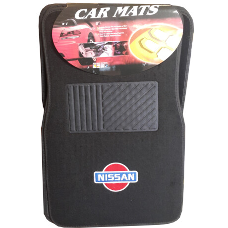 ALFOMBRAS NISSAN 4 PIEZAS MOQUETTE LOGO NISSAN WESTON ALFOMBRAS NISSAN 4 PIEZAS MOQUETTE LOGO NISSAN WESTON