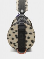Bolso Bowling De Nylon Estampado Animal marron