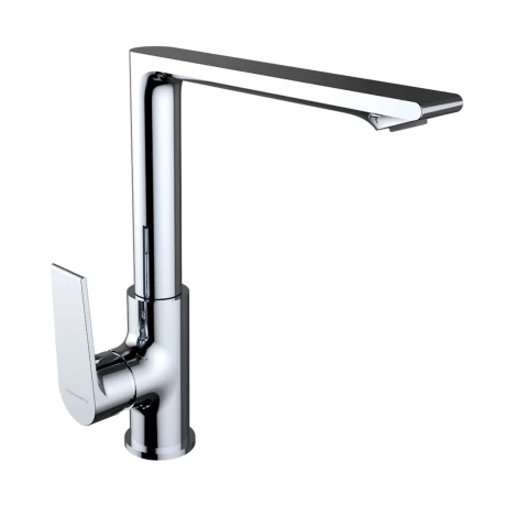 Griferia De Mesada Cocina Monocomando Cromo Clever Agora 000
