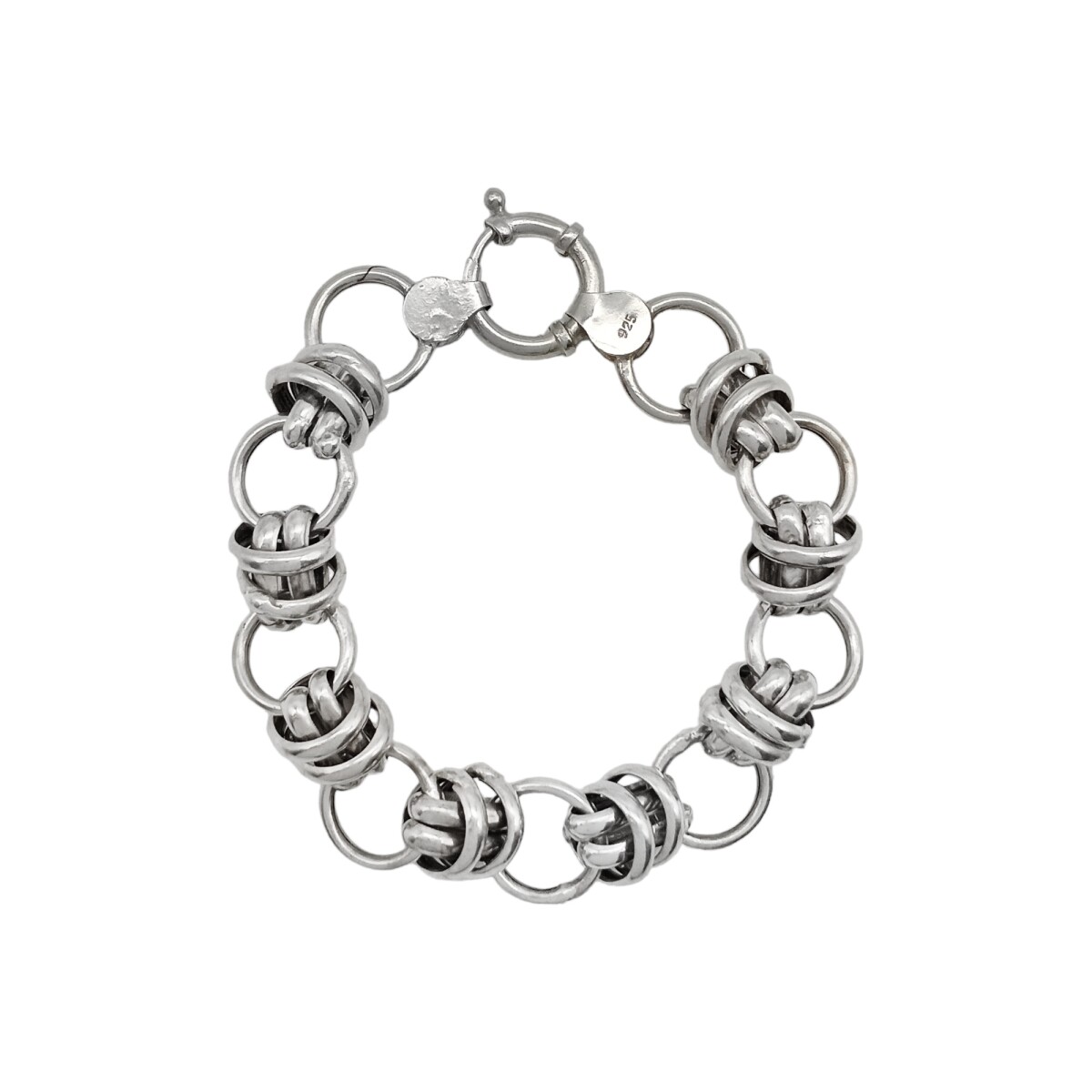 Pulsera Circulos-Plata 925-Sin piedra-PU3049 - sinpiedra 