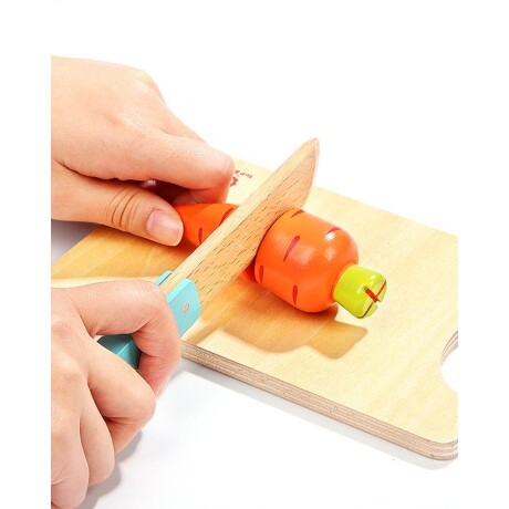 Juego didáctico Top Bright de cocina en madera con frutas y verduras Juego didáctico Top Bright de cocina en madera con frutas y verduras