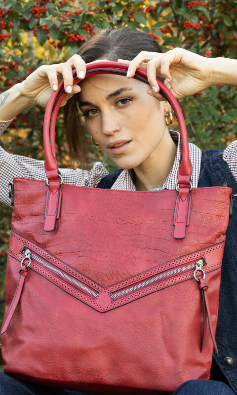 CARTERA HUELVA GRANATE
