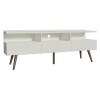 Rack TV Lumax Londres hasta 65" con Cajones y Estantes Blanco