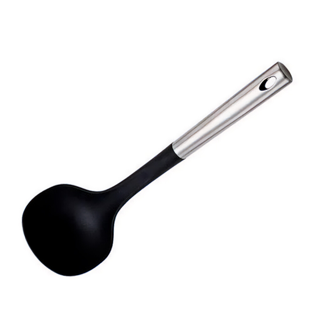 Utensilio De Cocina Unidad Nylon Con Mango Acrilico No Raya Cucharon