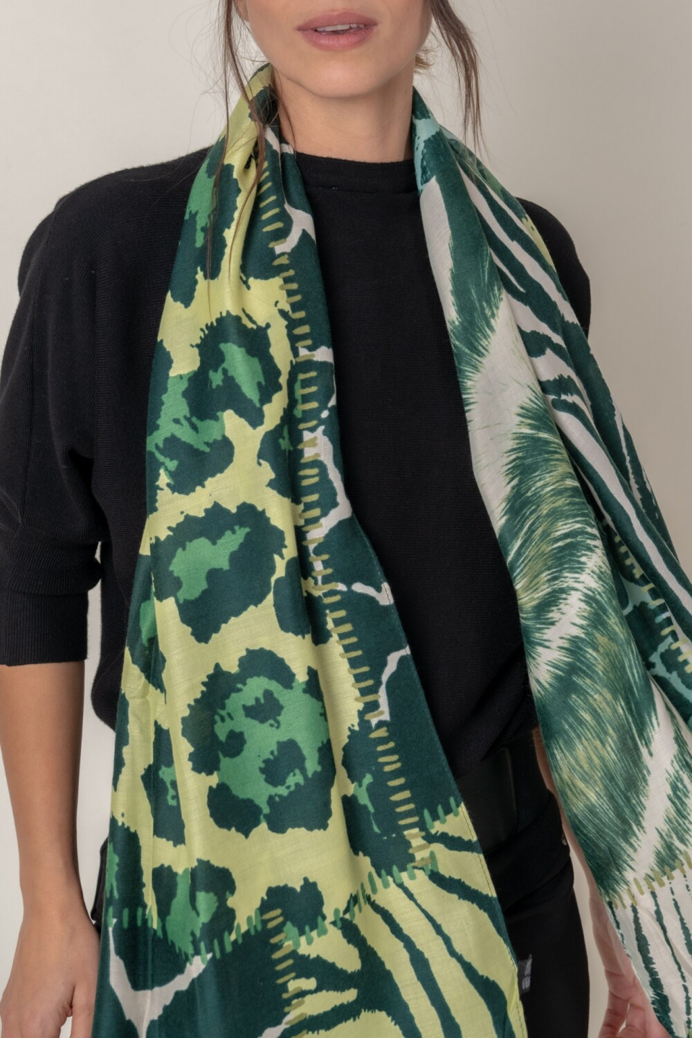 PAÑUELO MULTI PRINT Verde