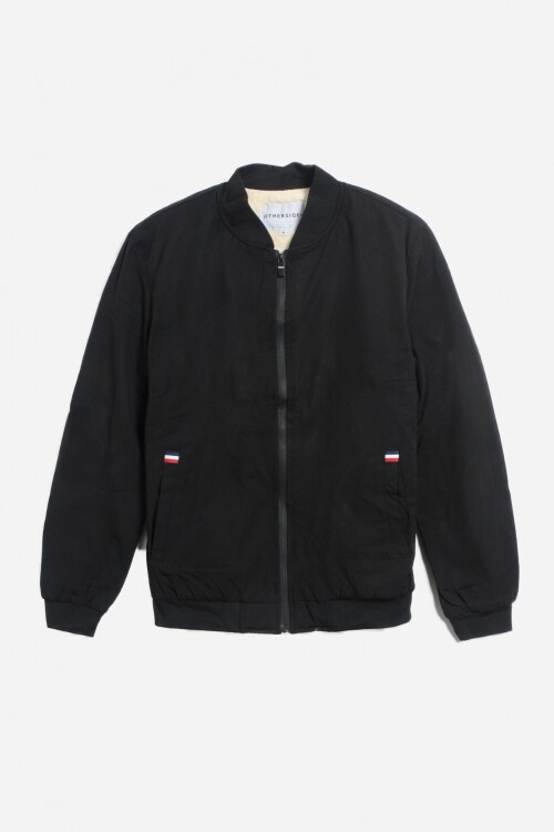 Campera con forro corderito NEGRO