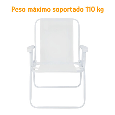 Set Playa Sillax2 110kg Alum Mor + Conservadora 20L PolarBox Blanco