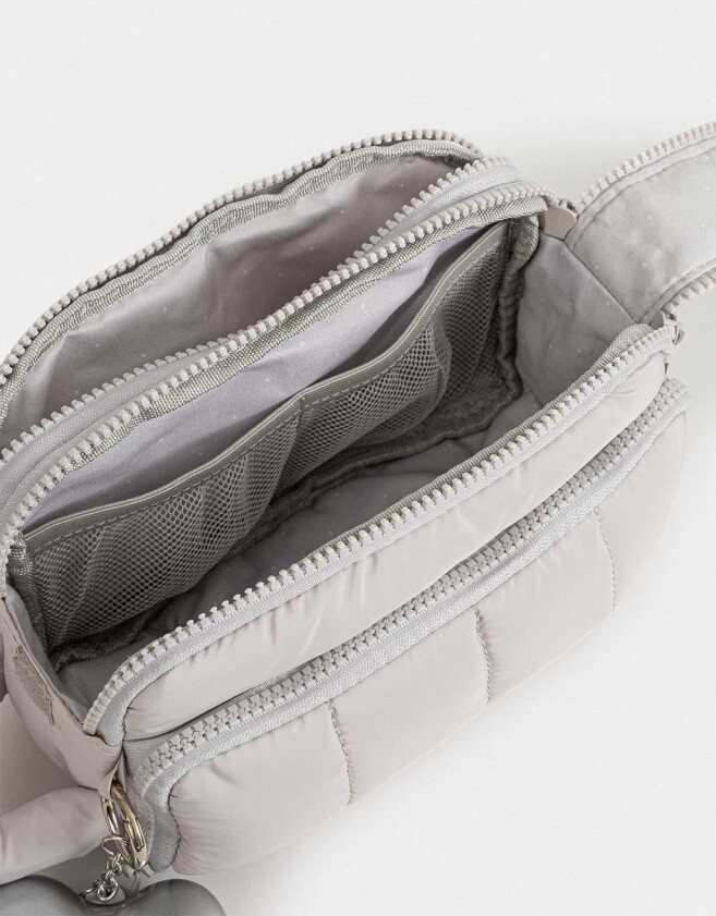 Porta Cosméticos Necessaires - Gris Claro