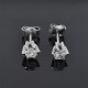 Caravanas Antiguas En Oro 18K Y Brillantes Caravanas Antiguas En Oro 18K Y Brillantes