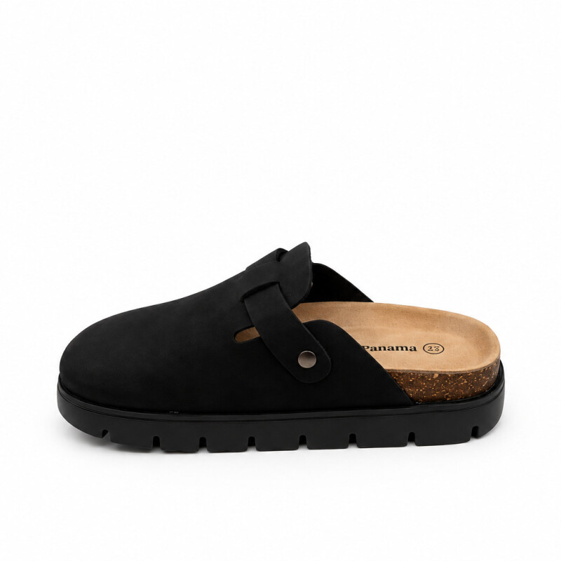 Zueco Dama Panama Jack BLACK