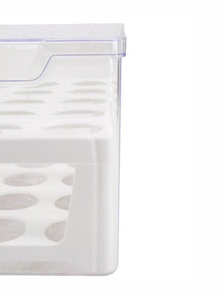 CONTENEDOR PORTA HUEVOS 30 HUEVOS TRANSPARENTE