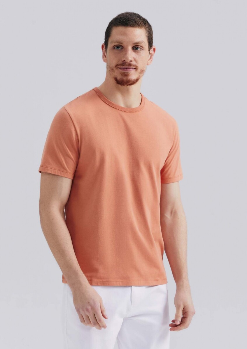 CAMISETA BÁSICA UNISSEX - NARANJA 