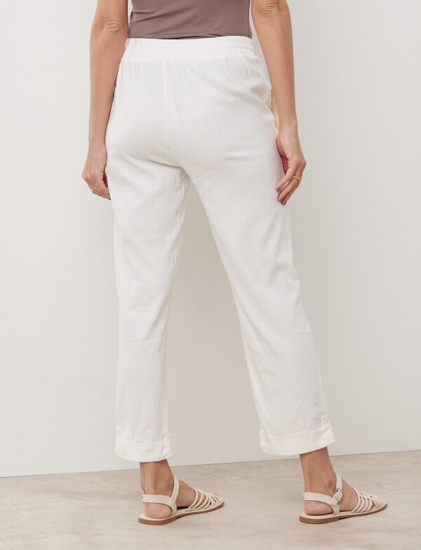 Pantalon Algodón BLANCO