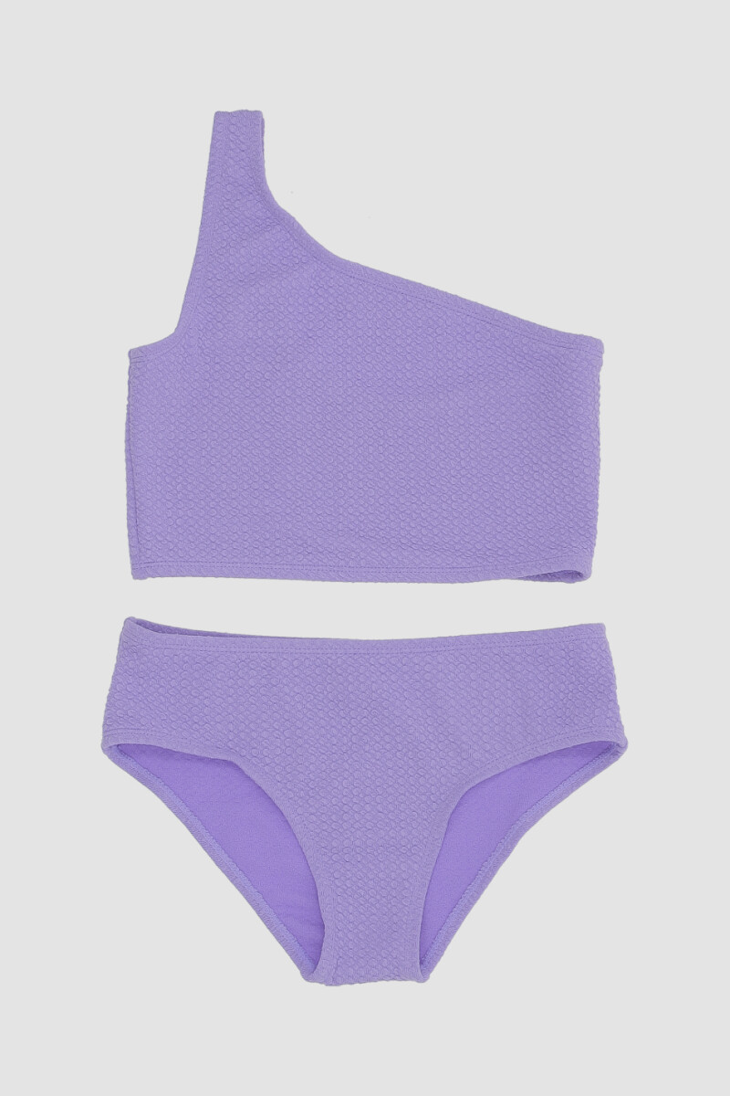 Bikini liso 6-17a - Purpura 