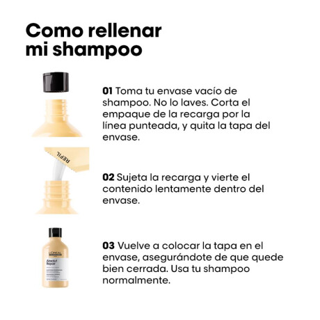 Recarga Shampoo Absolut Repair Serie Expert 240 ml