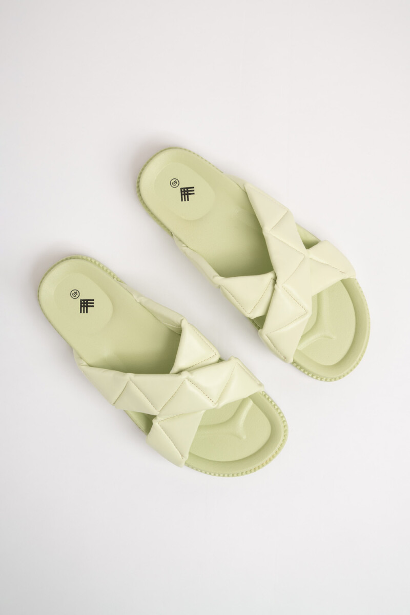 Slipper Verde Pistacho