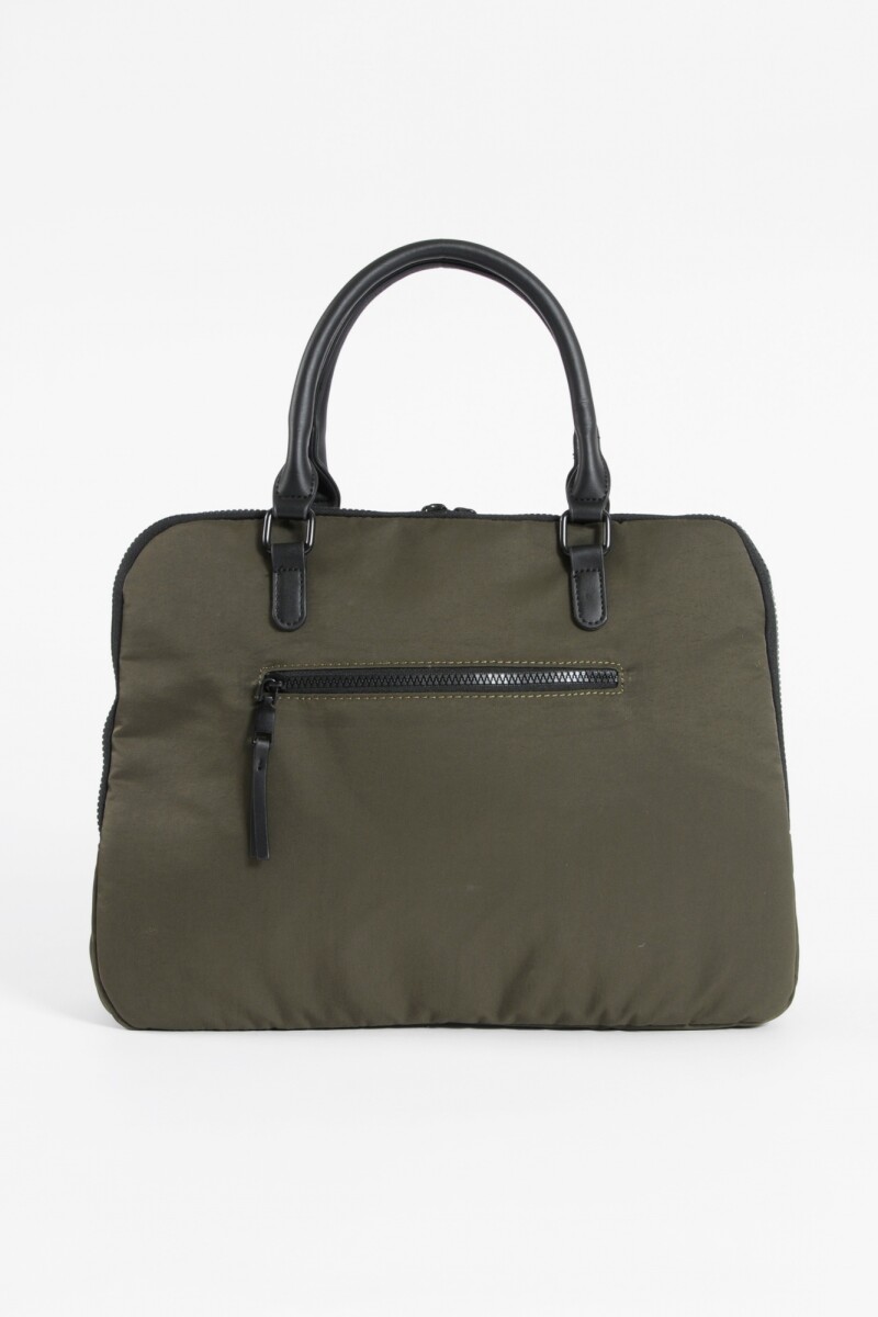 Cartera briefcase porta laptop verde