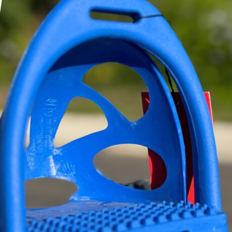 Estribo con Protector Plastico Azul