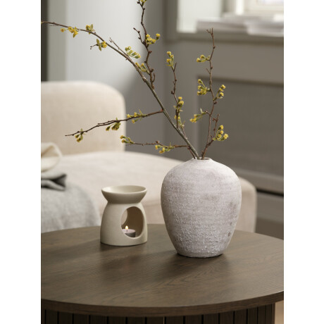 Jarron Ivar Ø17Xa21Cm Blanco/Gris