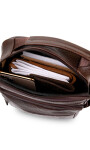 MORRAL CUERO QUERONI CHOCOLATE