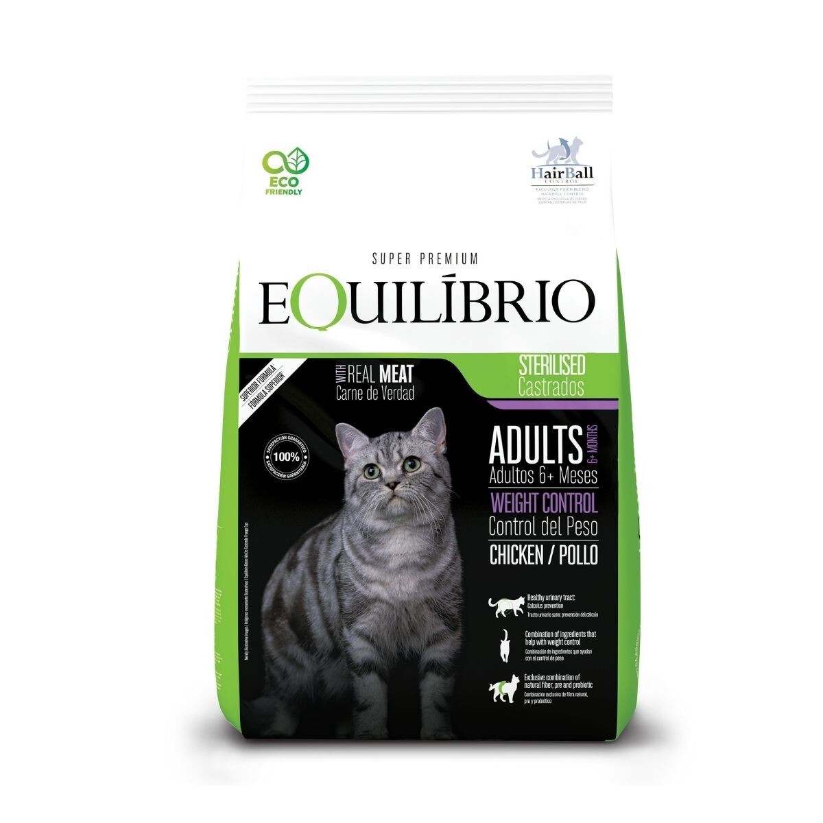 EQUILIBRIO GATOS CASTRADO 1,5KG 
