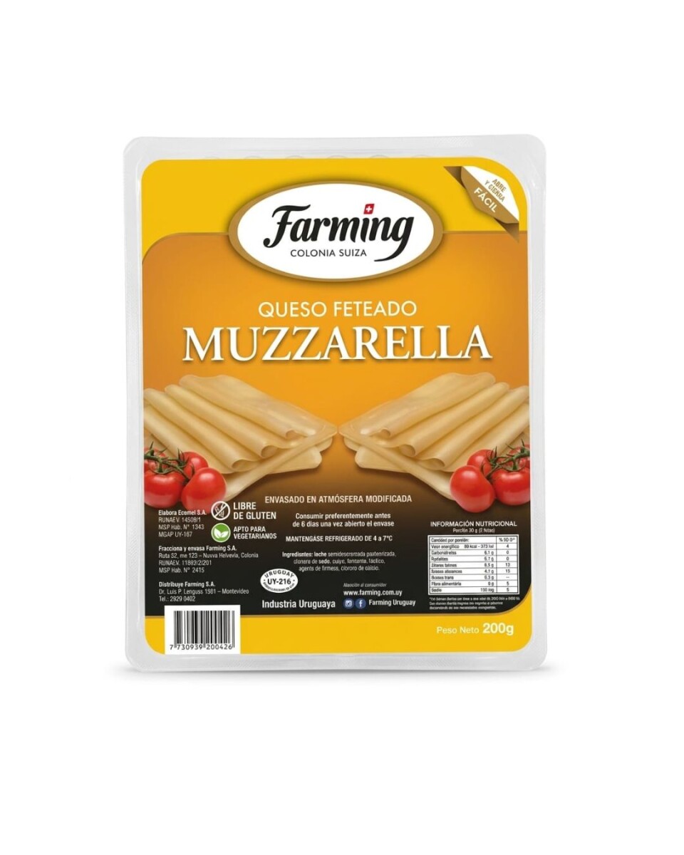 MUZZARELLA FETEADA 200G 