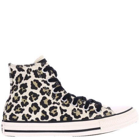 Championes Unisex Converse- All Star Chuck Taylor HI Leopardo - Beige