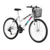BICI MORMAII ECO ARO 26 MUJER SAFIRA CON CANASTO BLANCA Bici Mormaii Eco Aro 26 Mujer Safira Con Canasto Blanca