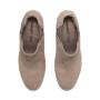 Botas Mid Chelsea Mujer Taupe Suede