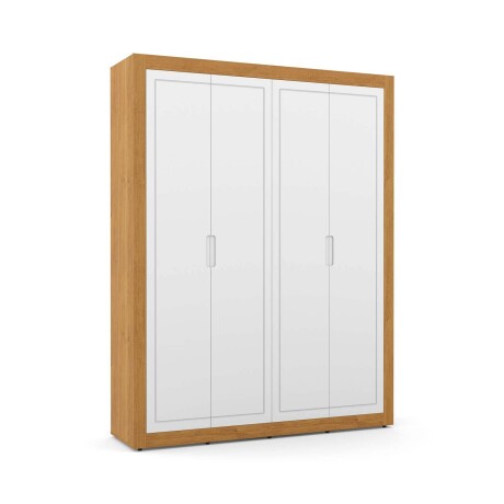 PLACARD 4 PUERTAS MDF-Y-MADERA BLANCO TUTTO