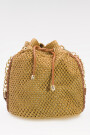 CARTERA BOUQUET DRILL Beige