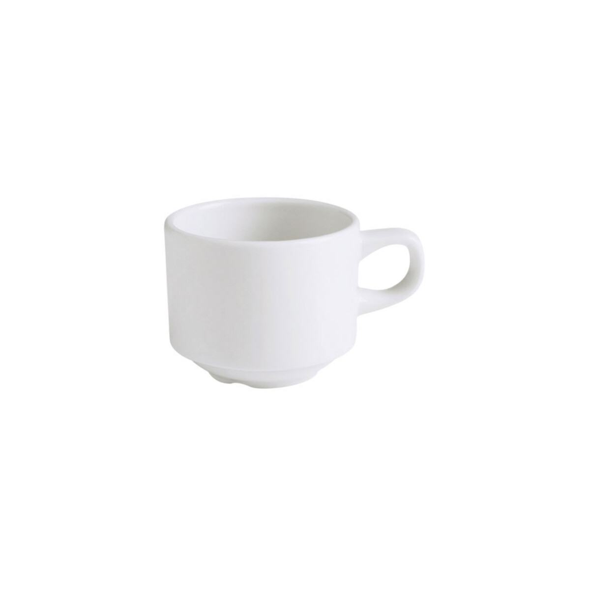 Taza Recta para Té de Porcelana 240 ml 