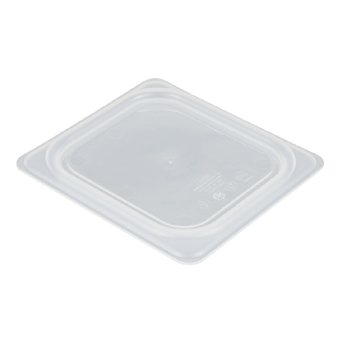 Tapa cuba policarbonato flexible GN 1/6 - 16.2x 17.6 cm 