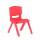 Silla para niños en plástico inyectado colores Rojo