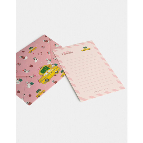 Set De Postales Navideñas Combinacion Multicolor