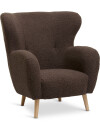 Sillón VILDSUND 1 cuerpo tela bouclé marrón Sillón VILDSUND 1 cuerpo tela bouclé marrón