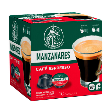 Cápsulas de Café Manzanares Expresso X10U 001