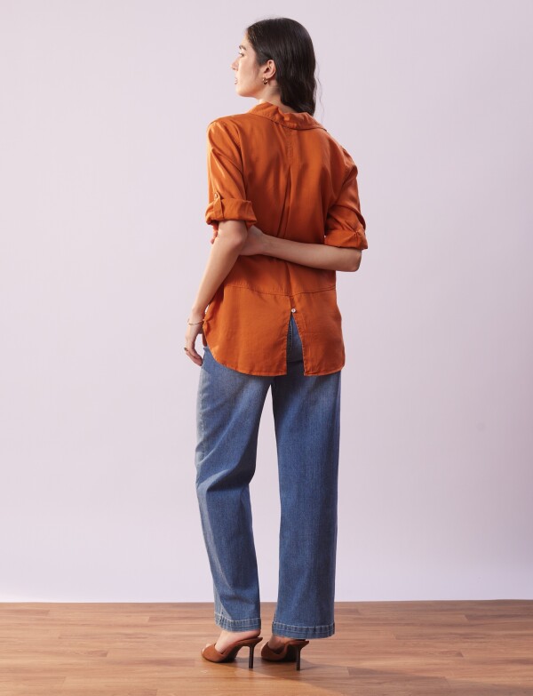 Camisa Tencel TERRACOTA