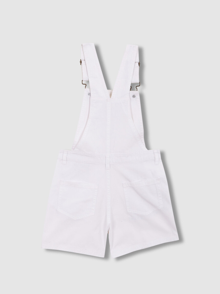 Peto Corto De Tirantes Blanco
