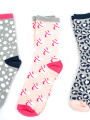 Medias Crew Dema, Pack X 3 Color Unico