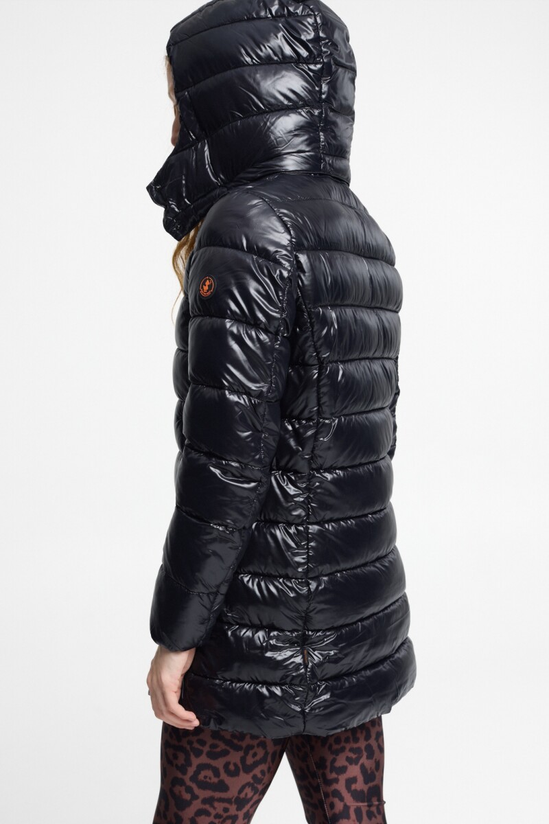 HOODED COAT MARJORIE Negro
